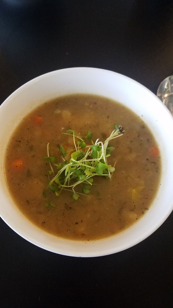 review photo of Giving Tree Cafe Potato Soup shared by @fruitsohard on 09 Jan 2020 - review