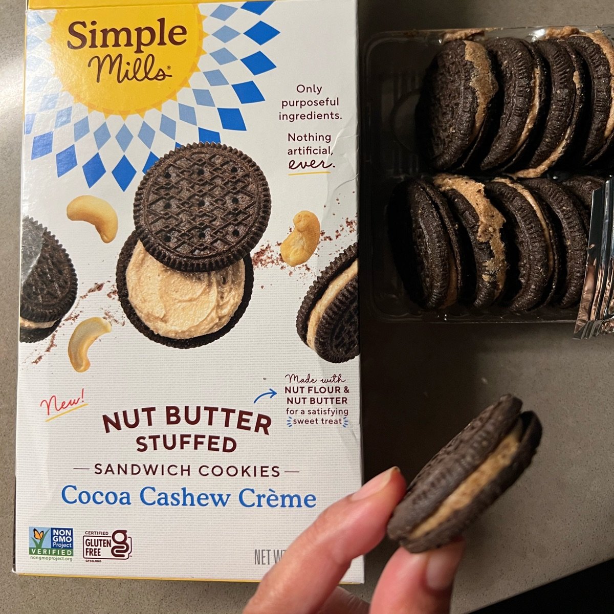 Nut Butter Stuffed Sandwich Cookies Cocoa Cashew Creme from Simple ... Nut Butter Stuffed Sandwich Cookies Cocoa Cashew Creme from Simple ...