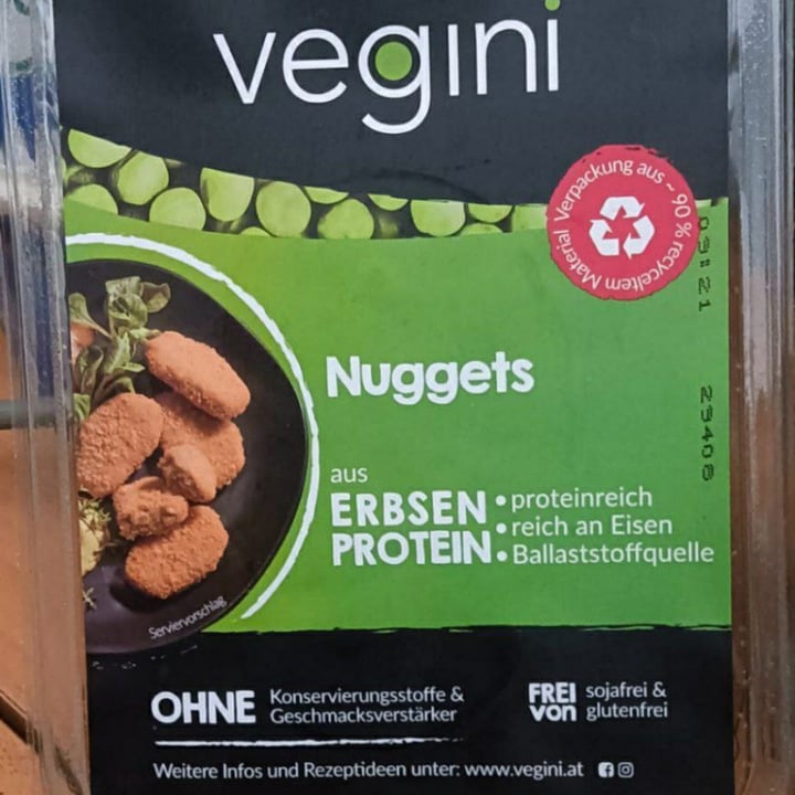 photo of Vegini nuggets shared by @lalaravegana on  23 May 2022 - review