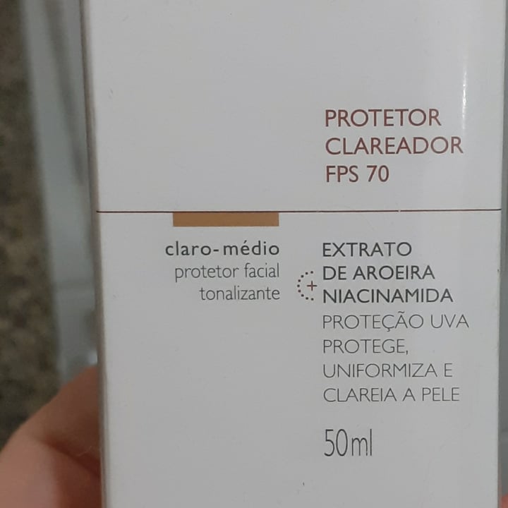 photo of Natura Chronos protetor clareador FPS 70 shared by @elianechagas on  15 Jun 2022 - review