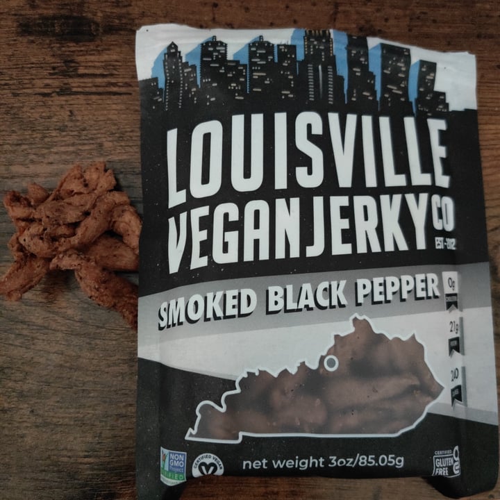 review photo of Louisville Vegan Jerky Co. Louisville Vegan Jerky Co Smoked Black Pepper shared by @misscherise on 17 May 2021 - review