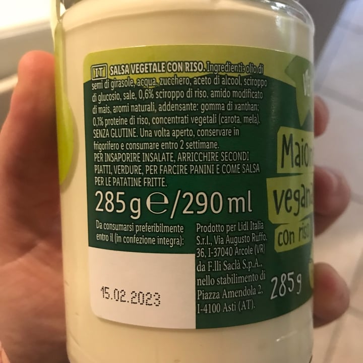 review photo of Vemondo Maionese Vegana con Riso shared by @aless02 on 10 Jul 2022 - review