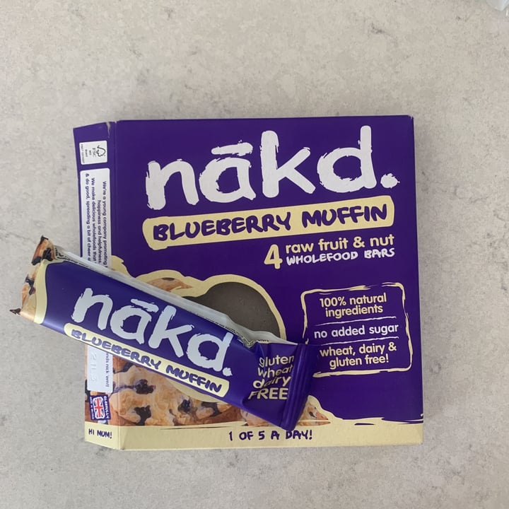 photo of Nākd. Blueberry Muffin shared by @morley on  25 Feb 2021 - review