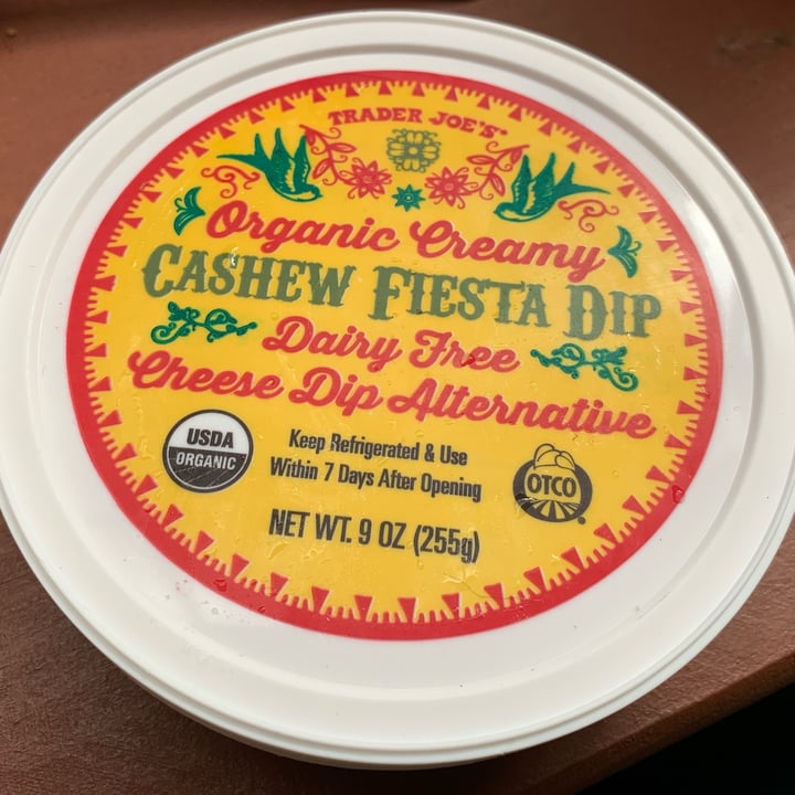 photo of Trader Joe's Organic Creamy Cashew Fiesta Dip shared by @allhess on  10 Oct 2021 - review