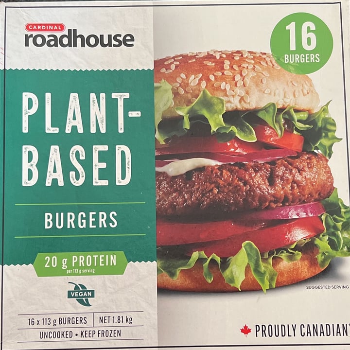review photo of Cardinal Roadhouse Plant based burger shared by @shazbrca on 22 Aug 2022 - review
