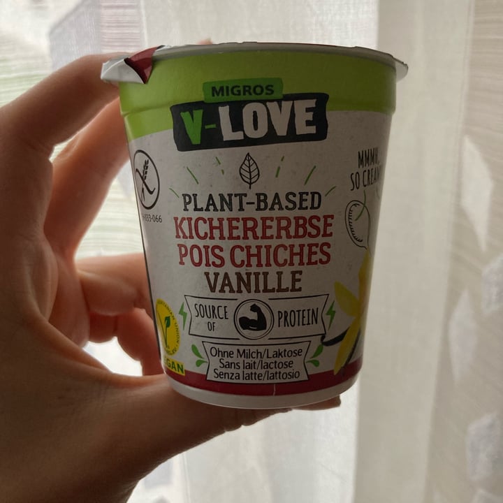 review photo of Migros V-Love plant based Kichererbse Vanille shared by @linda24 on 27 Apr 2022 - review