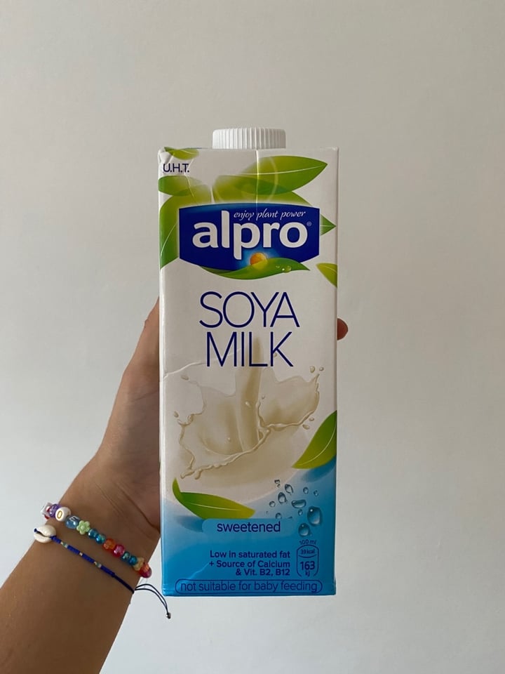 photo of Alpro Soya Plain Milk shared by @chlo17chappell on  23 Mar 2020 - review