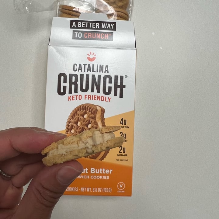 photo of Catalina Crunch Peanut Butter Keto Sandwich Cookies shared by @berryveganplanet on  31 Aug 2022 - review