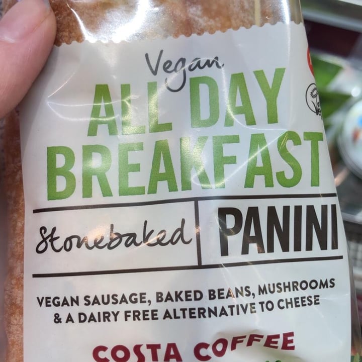 review photo of Costa Coffee Vegan All Day Breakfast Panini shared by @katiemurphy on 22 Apr 2020 - review