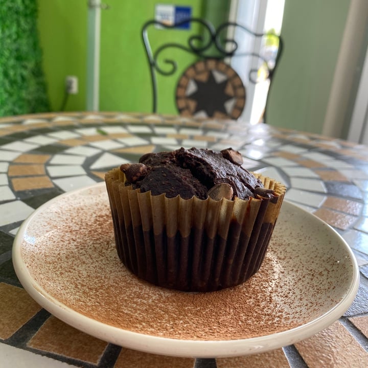 photo of Corazon Verde ♥ Vegano y Vegetariano Muffin De Chocolate shared by @isisvleon on  15 Oct 2020 - review