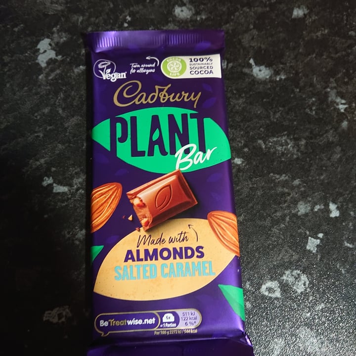 review photo of Cadbury Plant Bar Salted Caramel shared by @dr91riley on 19 Nov 2021 - review