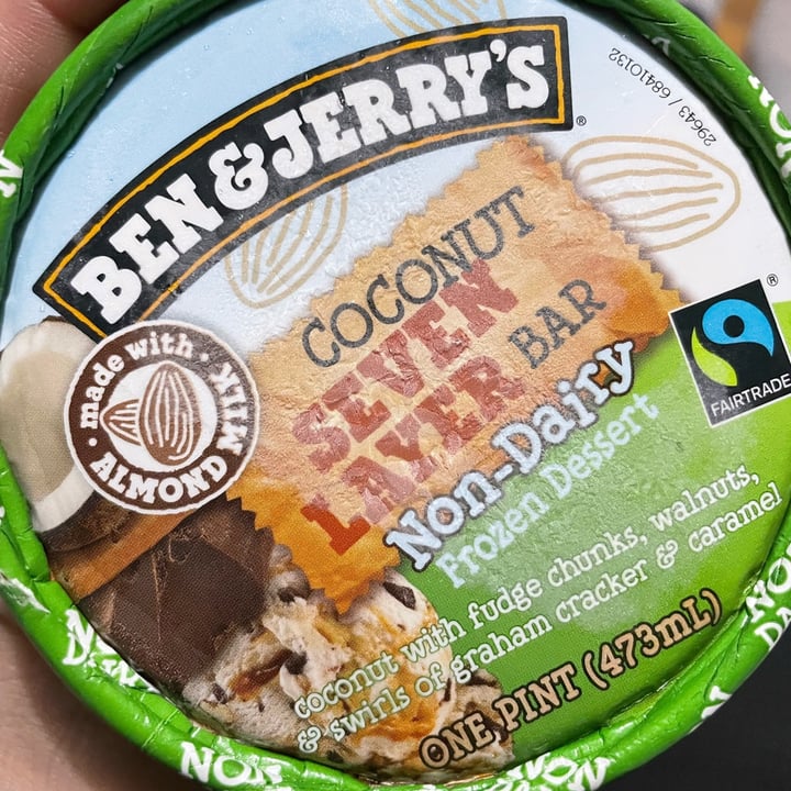photo of Ben & Jerry's Coconut Seven Layer Bar Non-Dairy Frozen Dessert shared by @risinghope on  21 Jun 2022 - review