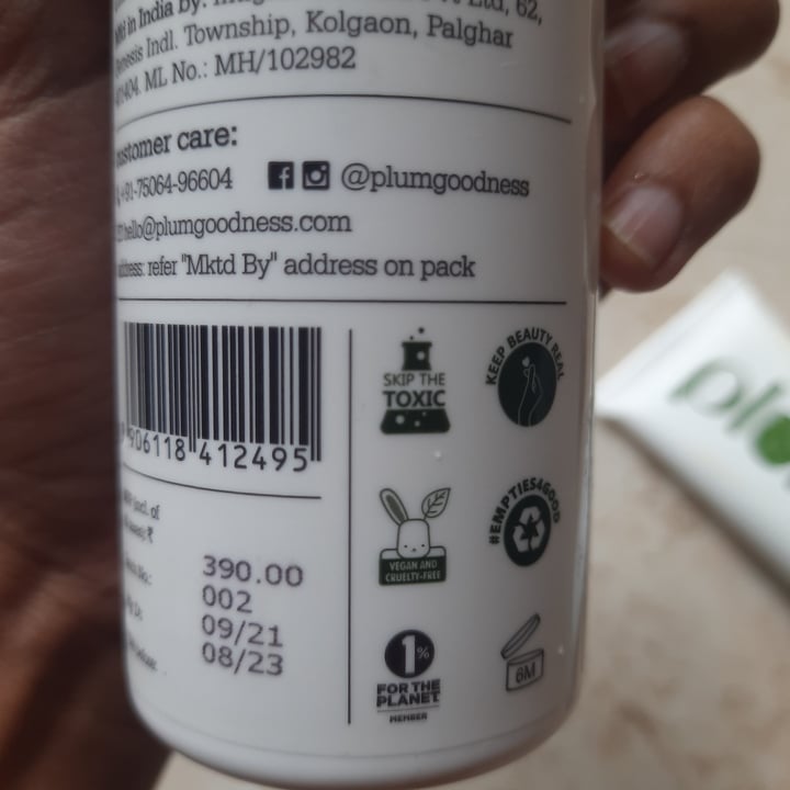 photo of Plum Green Tea alcohol free toner shared by @nichu on  11 Dec 2021 - review