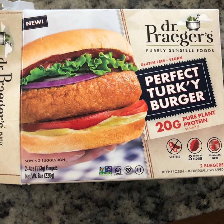 photo of Dr. Praeger's Perfect Turk'y burger shared by @friendgirl on  18 Mar 2021 - review