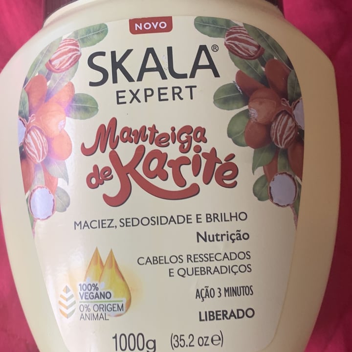 photo of Skala Máscara Capilar de Nutrição - Manteiga de Karité shared by @liviamatsuzava on  15 Nov 2021 - review