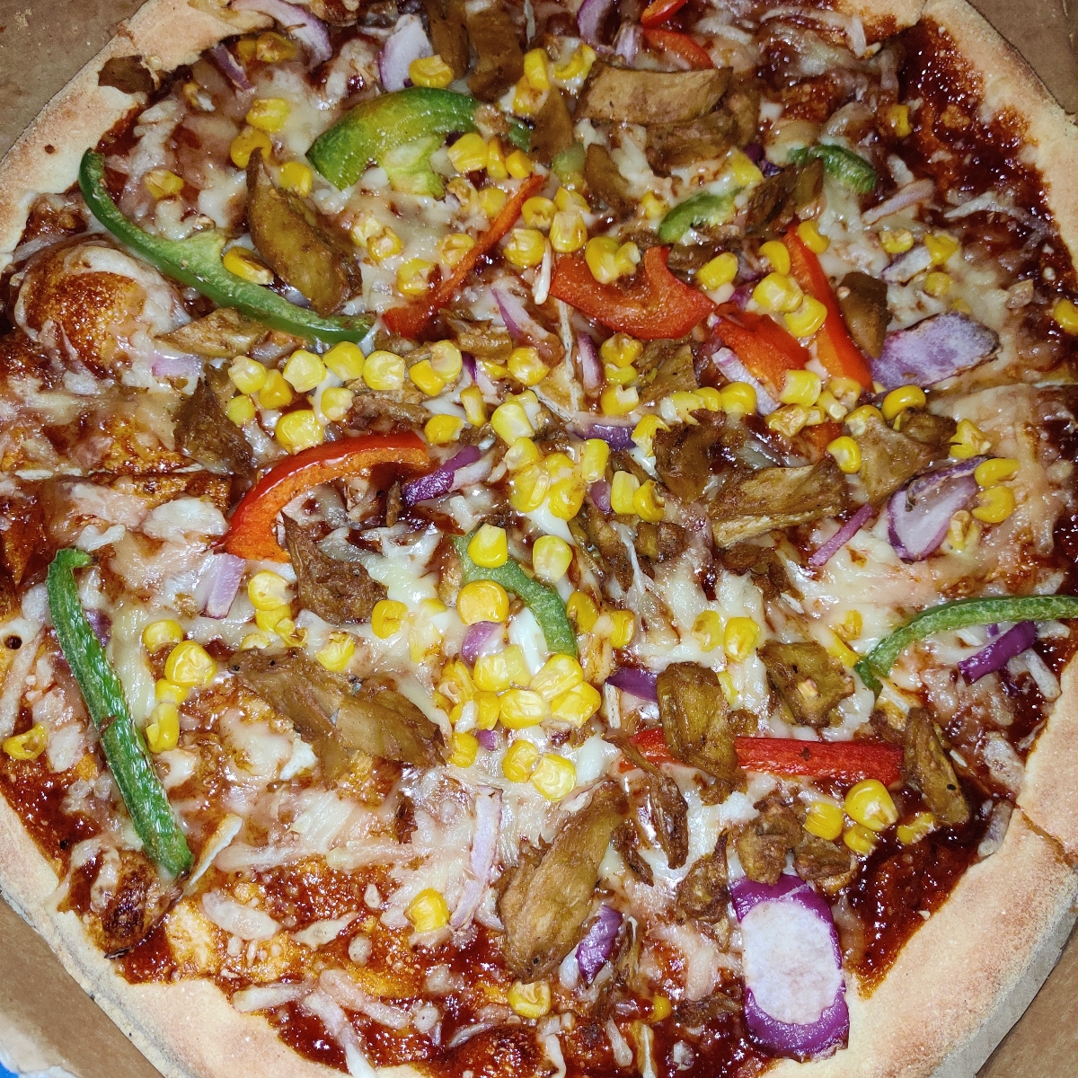 Dominos Pizza Vegan 'meat' pizza Reviews abillion