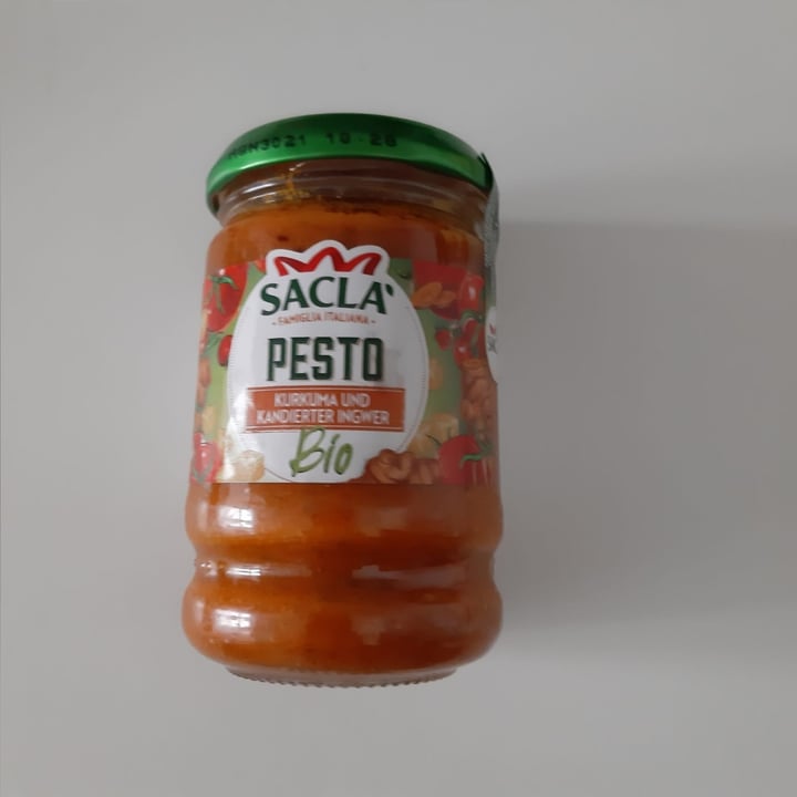 photo of Sacla Pesto kurkuma & kandierte ingwer shared by @fedesdrigo on  11 Apr 2021 - review