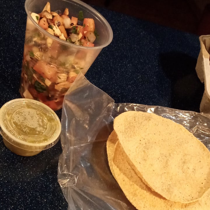 photo of Veganteria Ceviche de champiñon shared by @tete2107 on  14 Oct 2020 - review