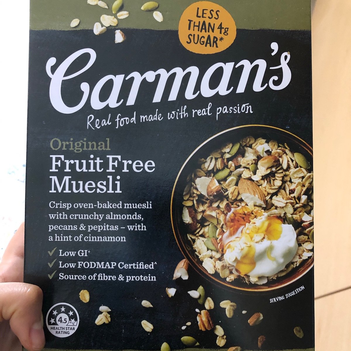 Original Fruit Free Muesli from Carman's - Vegan Product Reviews ...