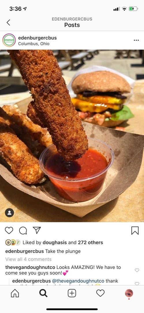 photo of E Burger Mozzarella Sticks shared by @southmidnao9 on  31 Mar 2020 - review