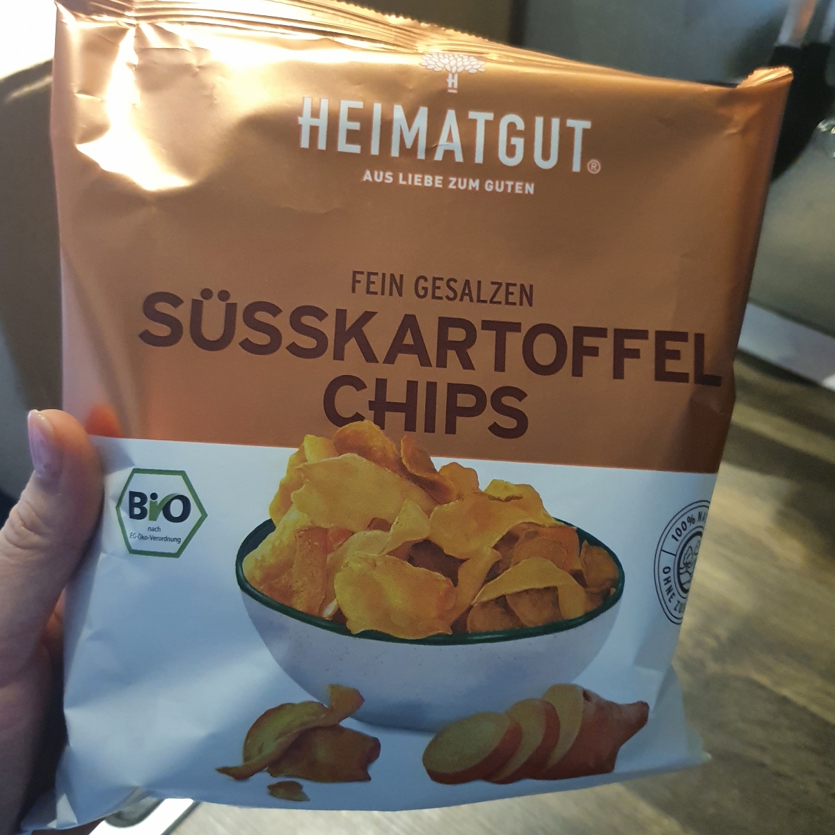 Süßkartoffel Chips from Heimatgut - Vegan Product Reviews &amp; Ratings ...