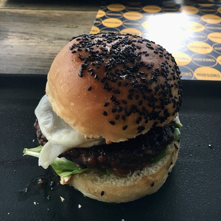 photo of Hudsons The Burger Joint (Claremont) The Herbivore burger shared by @annabrooke on  17 Jun 2021 - review