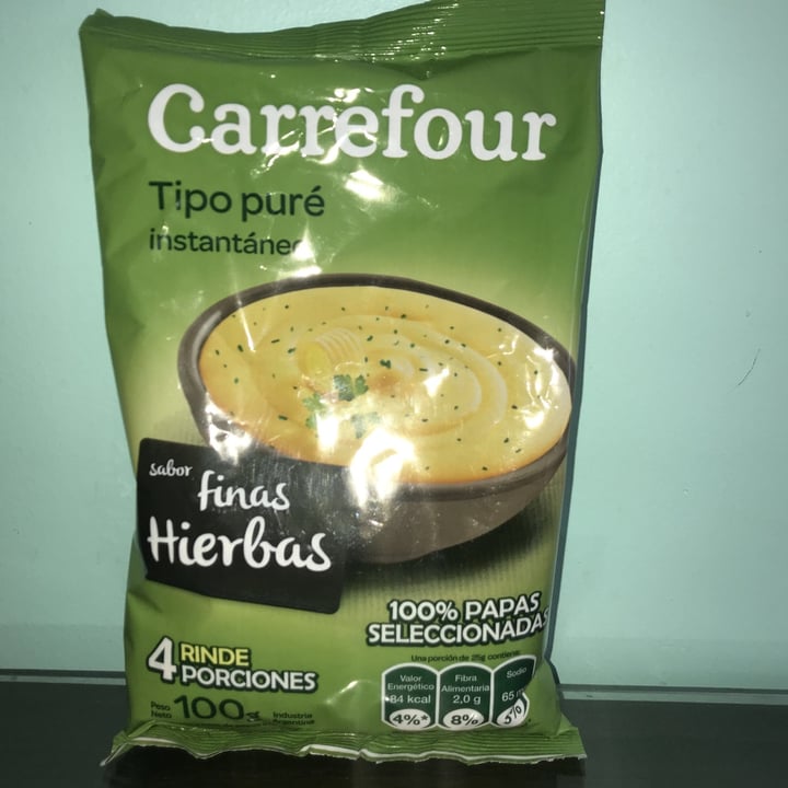 review photo of Carrefour Tipo puré instantáneo. Sabor finas hierbas. shared by @carlos199227 on 12 Jun 2020 - review