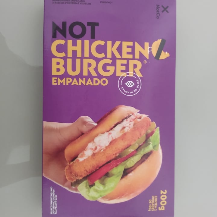 photo of NotCo Not Chicken Burger Empanado shared by @daianame on  10 Sep 2022 - review