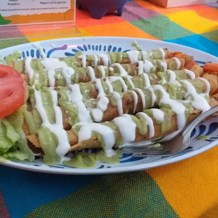 photo of Frijol Vegano - AntojitosMexicanos Flautas shared by @irreverente on  10 Dec 2019 - review