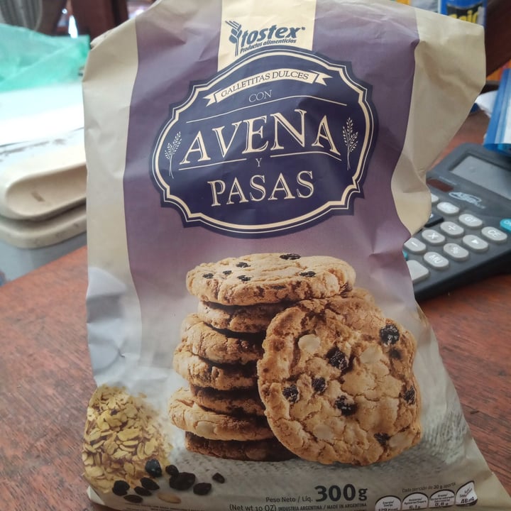 review photo of Tostex Galletitas Dulces Con Avena Y Pasas shared by @lucappl on 07 Oct 2021 - review
