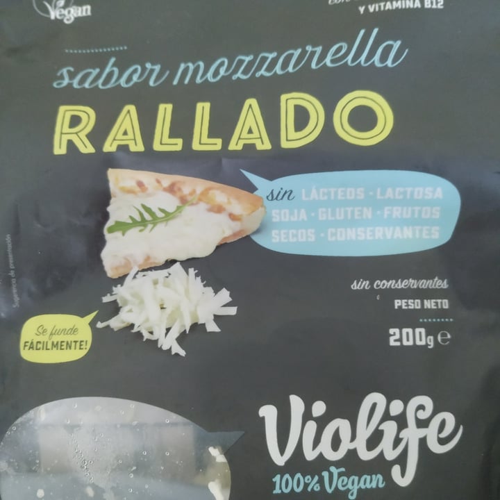 photo of Violife Queso Rallado sabor a Mozzarella shared by @aitana15 on  22 Jul 2020 - review