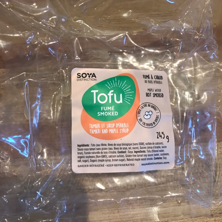 photo of Soya distinction Smoked tofu - tamari & maple syrup shared by @cloudninelife on  07 Nov 2021 - review