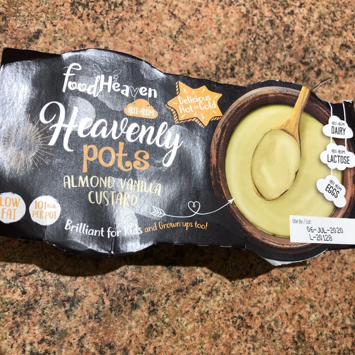 photo of Food Heaven Heavenly Pots Almond Vanilla Custard shared by @glutenfreenic on  21 Jun 2020 - review