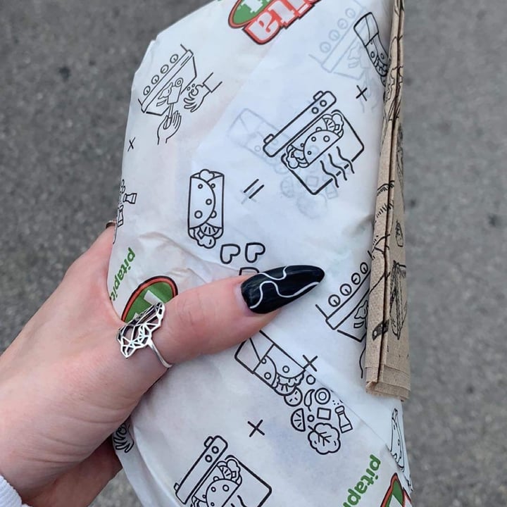 review photo of Pita Pit Falafel Pita shared by @peytonalix on 30 Jun 2021 - review