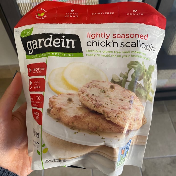 photo of Farm Superstores Gardein Chick’n Scallopini shared by @animalsavesaudi on  29 Apr 2021 - review