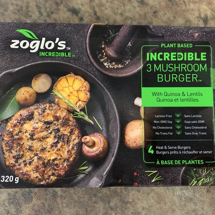 photo of Zoglo's Incredible 3-Mushroom Burger shared by @louisg on  26 Nov 2021 - review