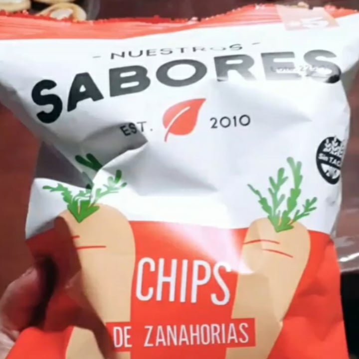 photo of Nuestros Sabores Chips de Zanahoria y Sal Marina shared by @agosarancibia on  24 Dec 2020 - review
