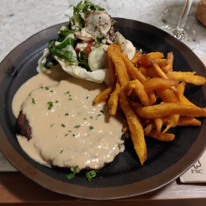 photo of The Green Affair Seitan stake shared by @mellgoesouttoeat on  17 Dec 2020 - review