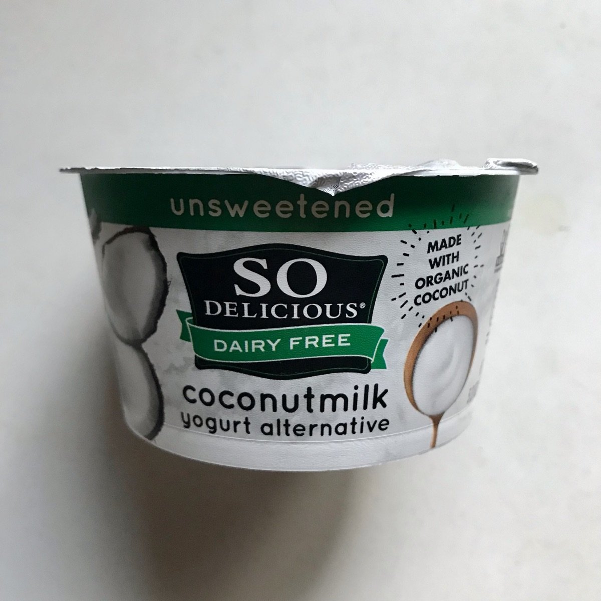 So Delicious Dairy Free Unsweetened Coconut Milk Yogurt Alternative
