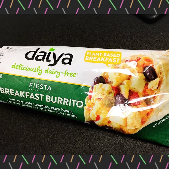 photo of Daiya Fiesta Breakfast Burrito shared by @mewinabubble on  01 Mar 2021 - review