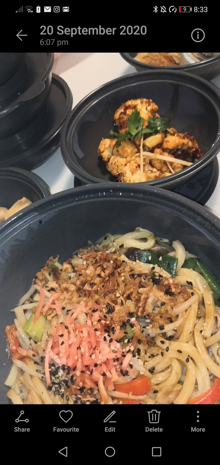 photo of Wagamama Yasai Yaki Soba With Udon Noodles shared by @veganellas on  02 Oct 2020 - review
