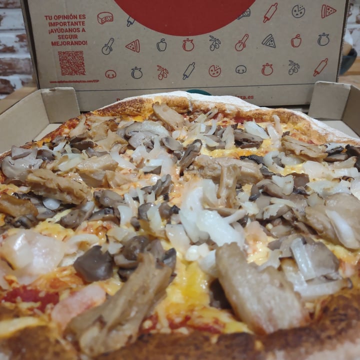 review photo of Telepizza Montana Pizza shared by @claramentevegana on 20 Oct 2021 - review