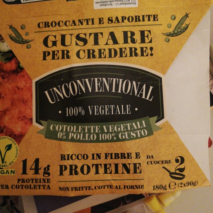 photo of Unconventional Cotolette Vegetali 0% Pollo 100% Gusto shared by @pilly on  09 Oct 2022 - review