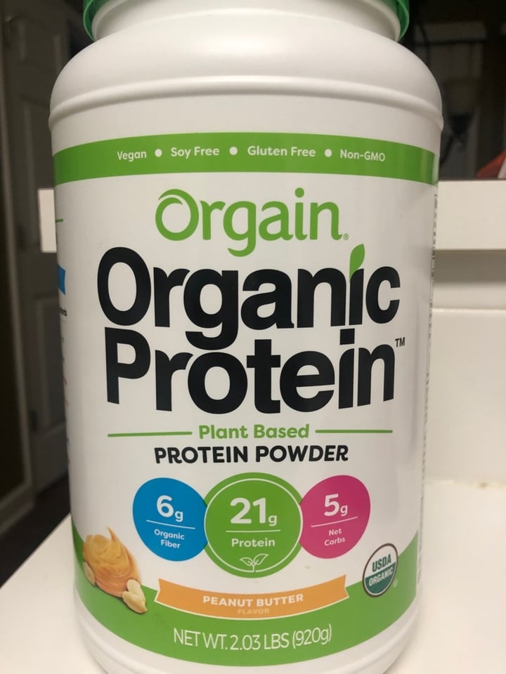 photo of Orgain Peanut Protein Powder shared by @courtlynn on  02 Dec 2019 - review
