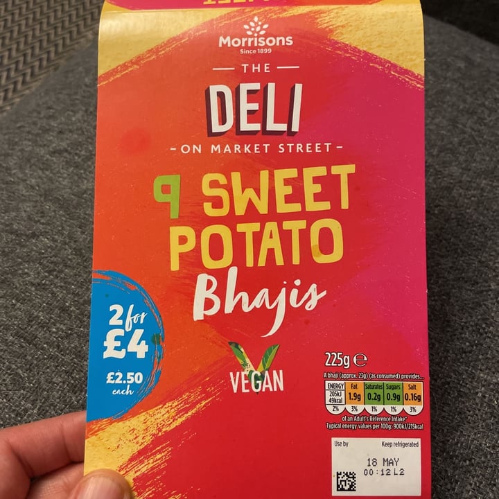 review photo of Morrisons Sweet Potato Bhajis shared by @gaia121 on 19 May 2021 - review