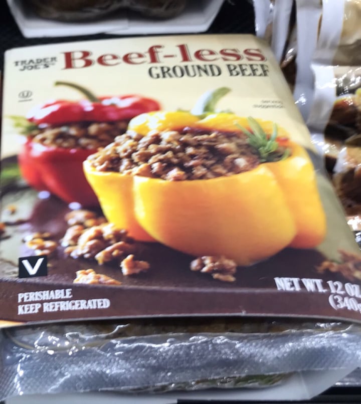 review photo of Trader Joe's Beef-less Ground Beef shared by @mgurunathan on 27 Dec 2019 - review