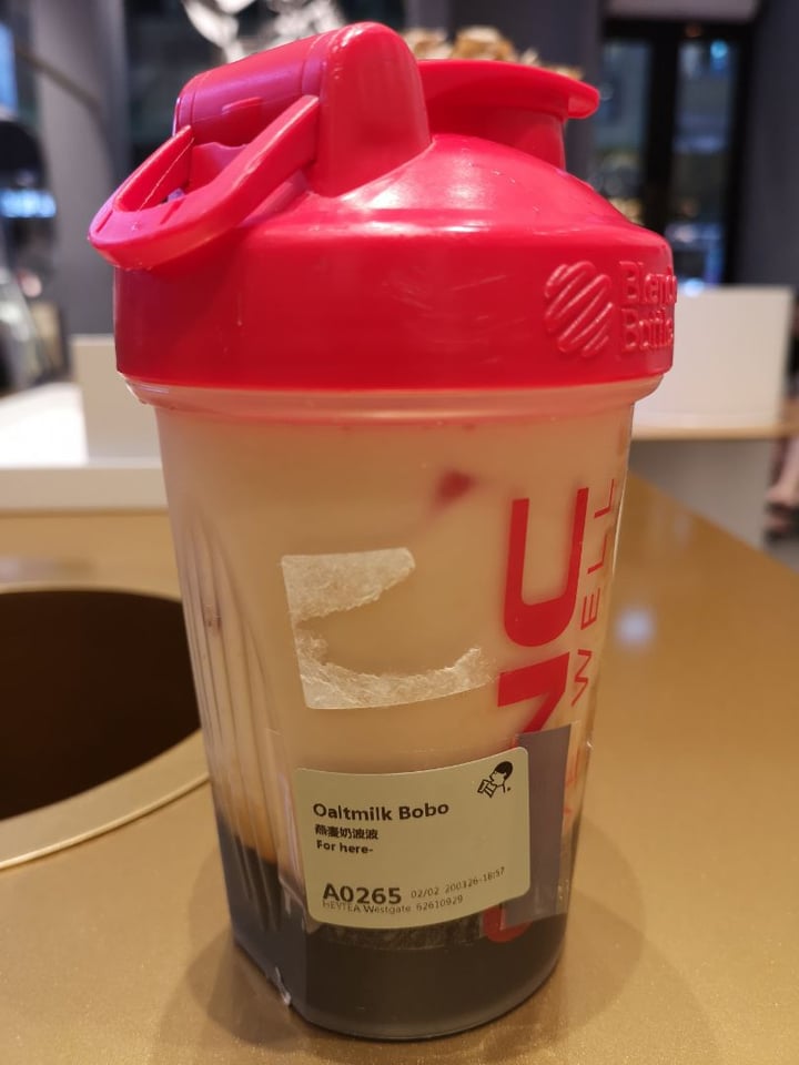 photo of HEYTEA Oat Milk Bobo shared by @raffymabanag on  27 Mar 2020 - review