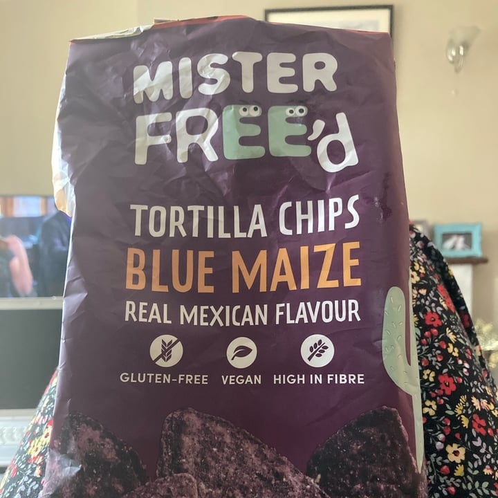 photo of Mister Free'd Tortilla Chips Blue Maze shared by @animalsrule on  10 Mar 2022 - review