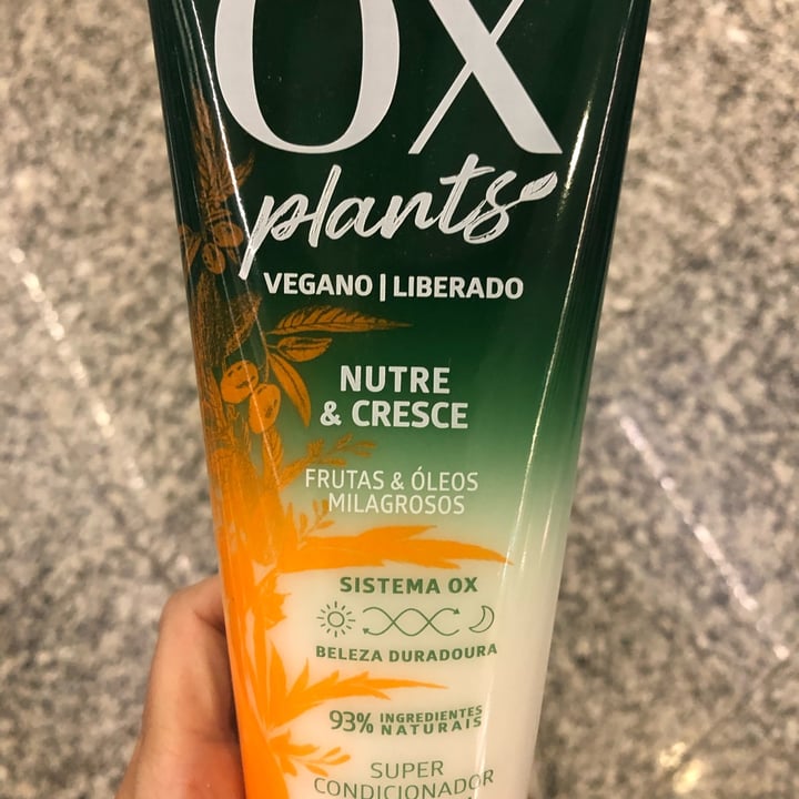 photo of Ox Cosmeticos Ox Plants Super Condicionador shared by @marianamarinho on  12 Oct 2022 - review