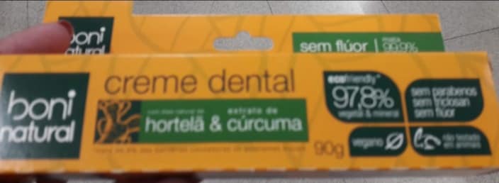 photo of Boni natural Creme Dental Curcuma Boni Natural shared by @marcia1963 on  15 Jul 2022 - review